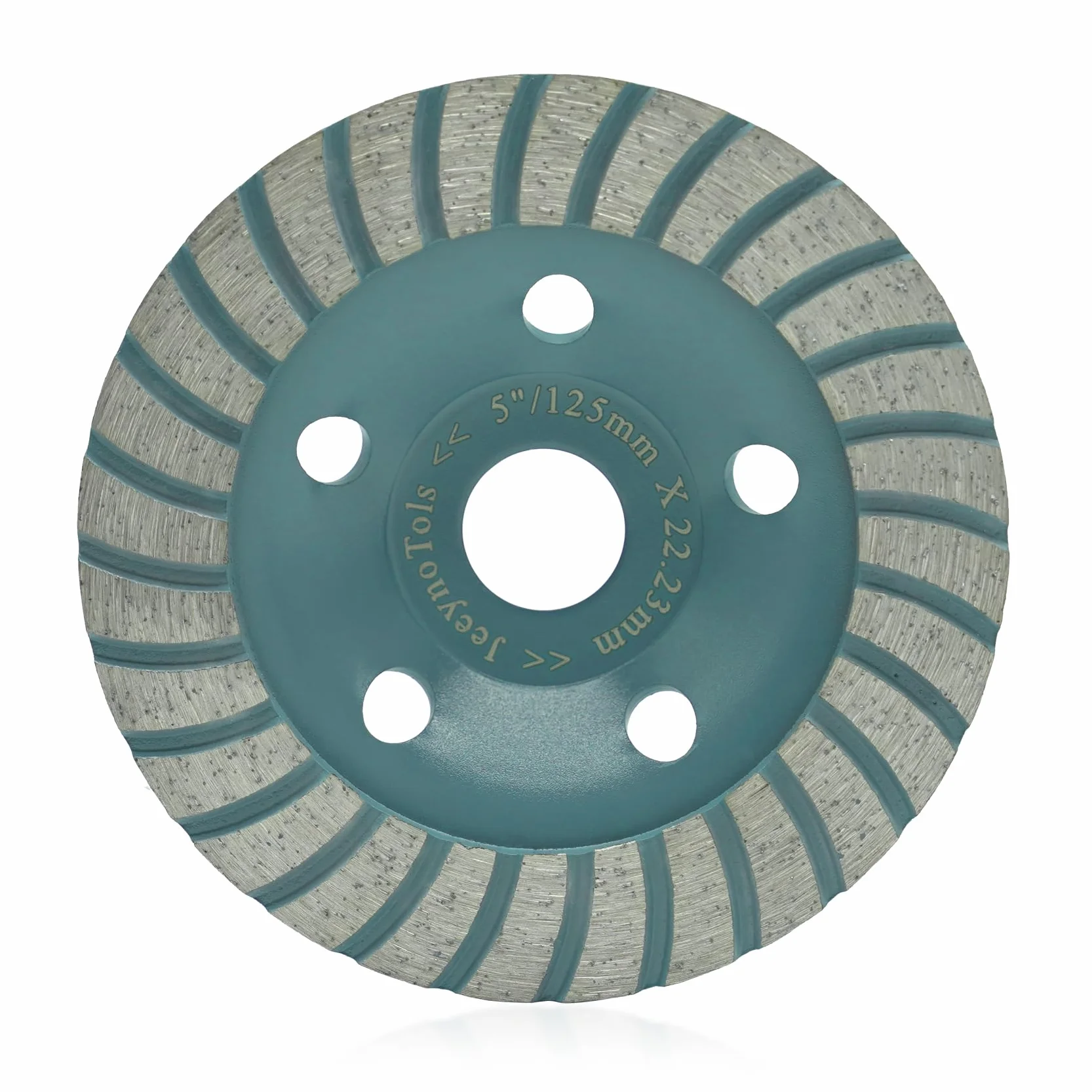 Szlifierka diamentowa do betonu 125 mm turbo koło garnkowe do szlifowania granitu kamienia cementu