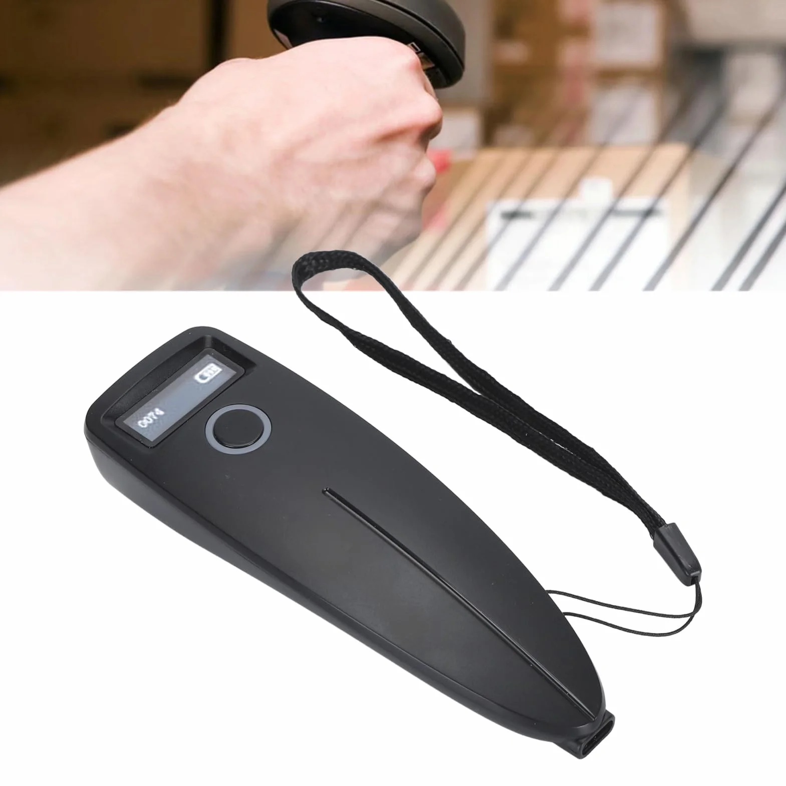 Yosoo Health Gear Skaner Kodów Kreskowych 2D 1D Wireless Bluetooth Ręczny Czytnik 2,4G USB