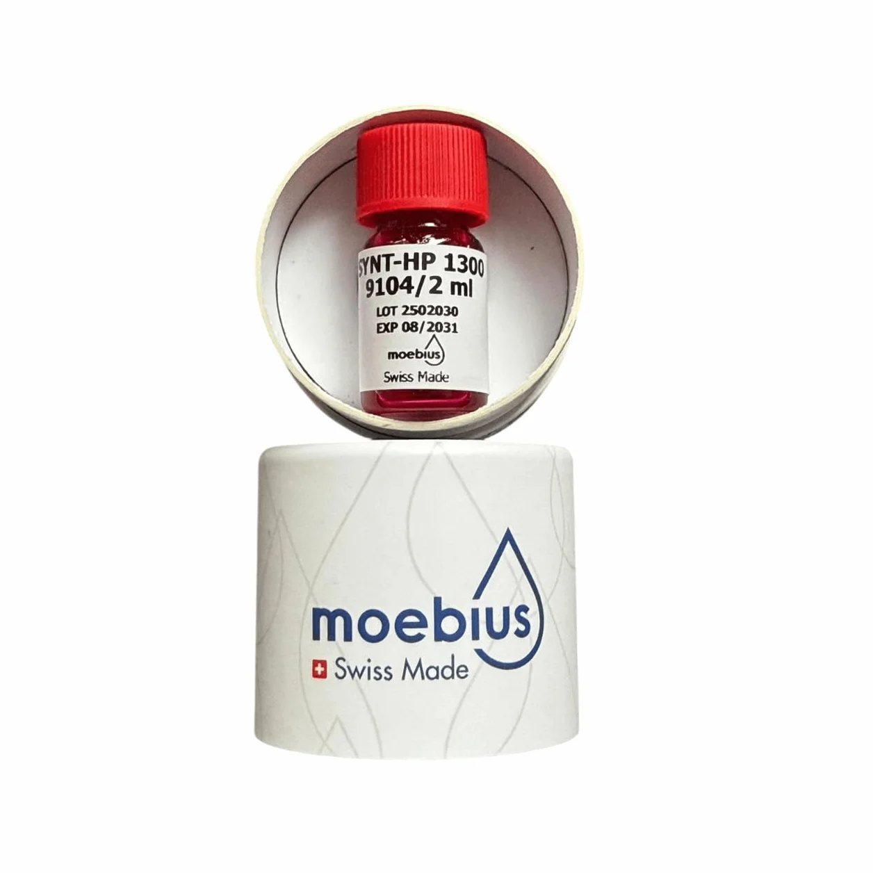 Moebius 9104 SC 1300 Syntetyczny HP Oil mechaniczne zegarki 2 ml kolor czerwony