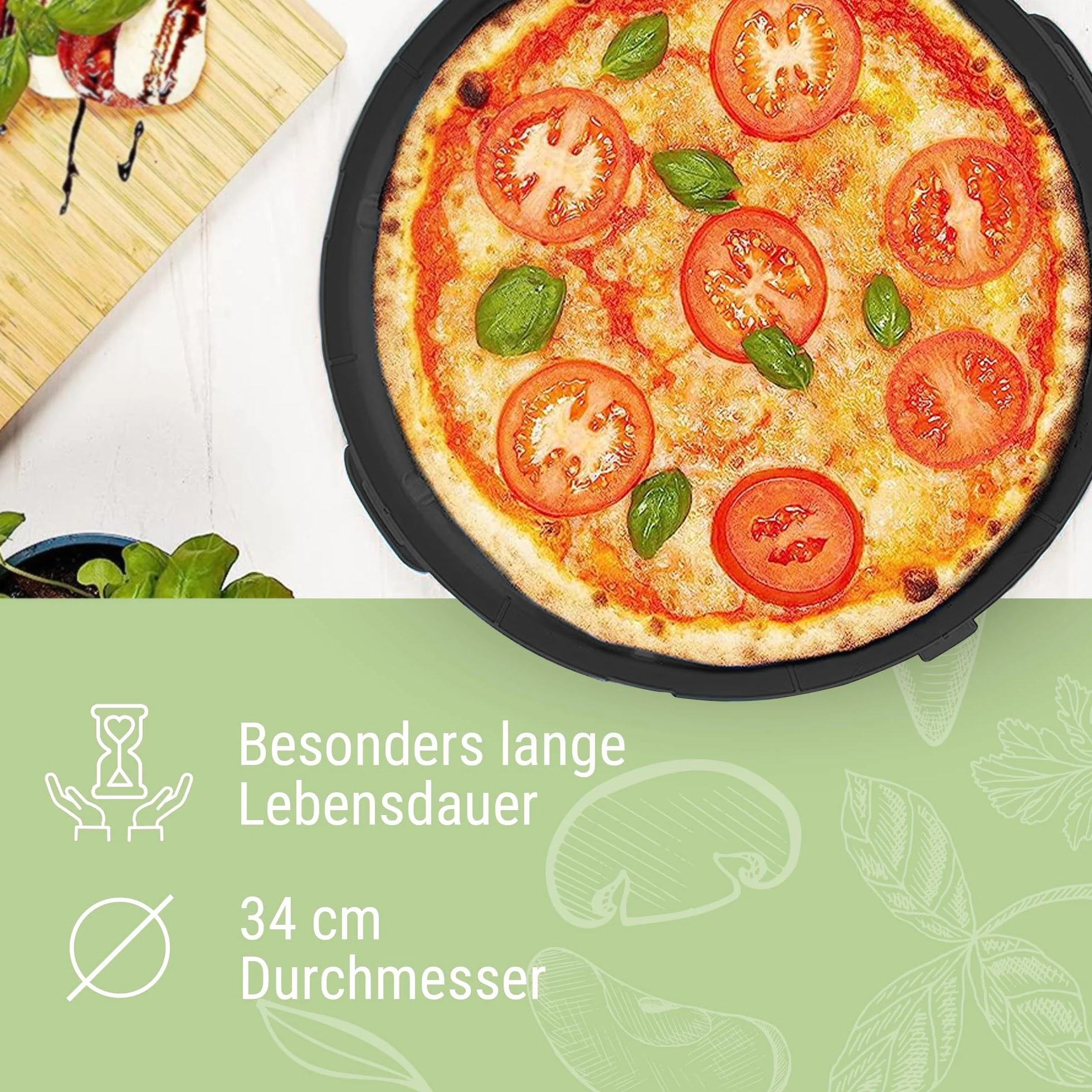 Pudełko na pizzę ToGo przezroczyste czarne