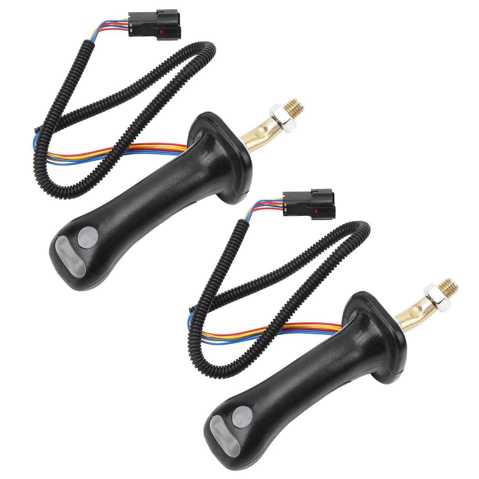 2 Sztuk Uchwyt Typu Joystick do Koparki Dźwignia Joysticka Dobra Lewa Prawa Ręka Wyczucie dla Doosan DH DX150 215 225 300 370-9C,klamka zewnętrzna