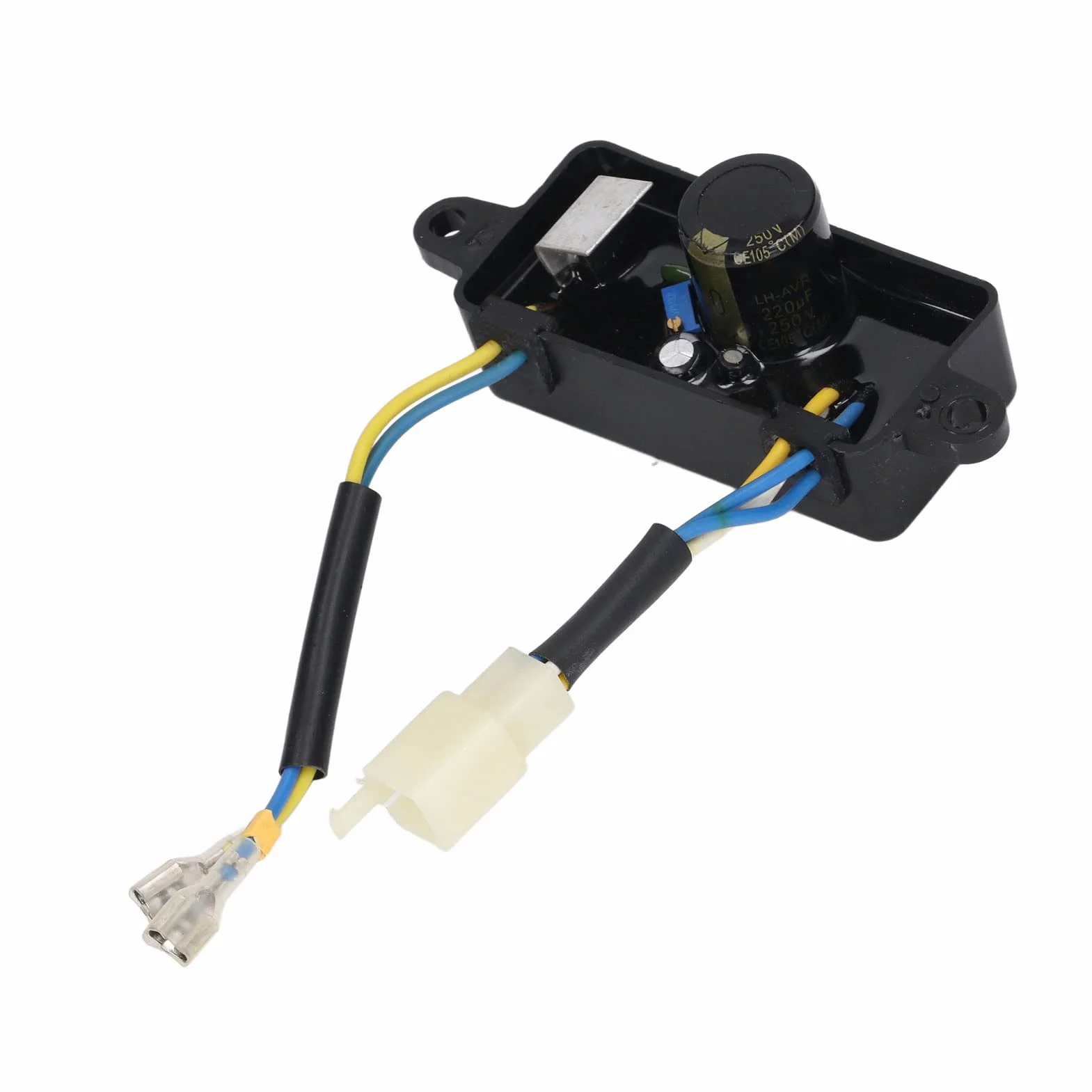 2.5KW Automatyczny Regulator Napięcia AVR Generator Regulator Napięcia Jednofazowy 6 Drut Benzynowy Regulator Napięcia dla Generatora 1-2,5KW 220μF