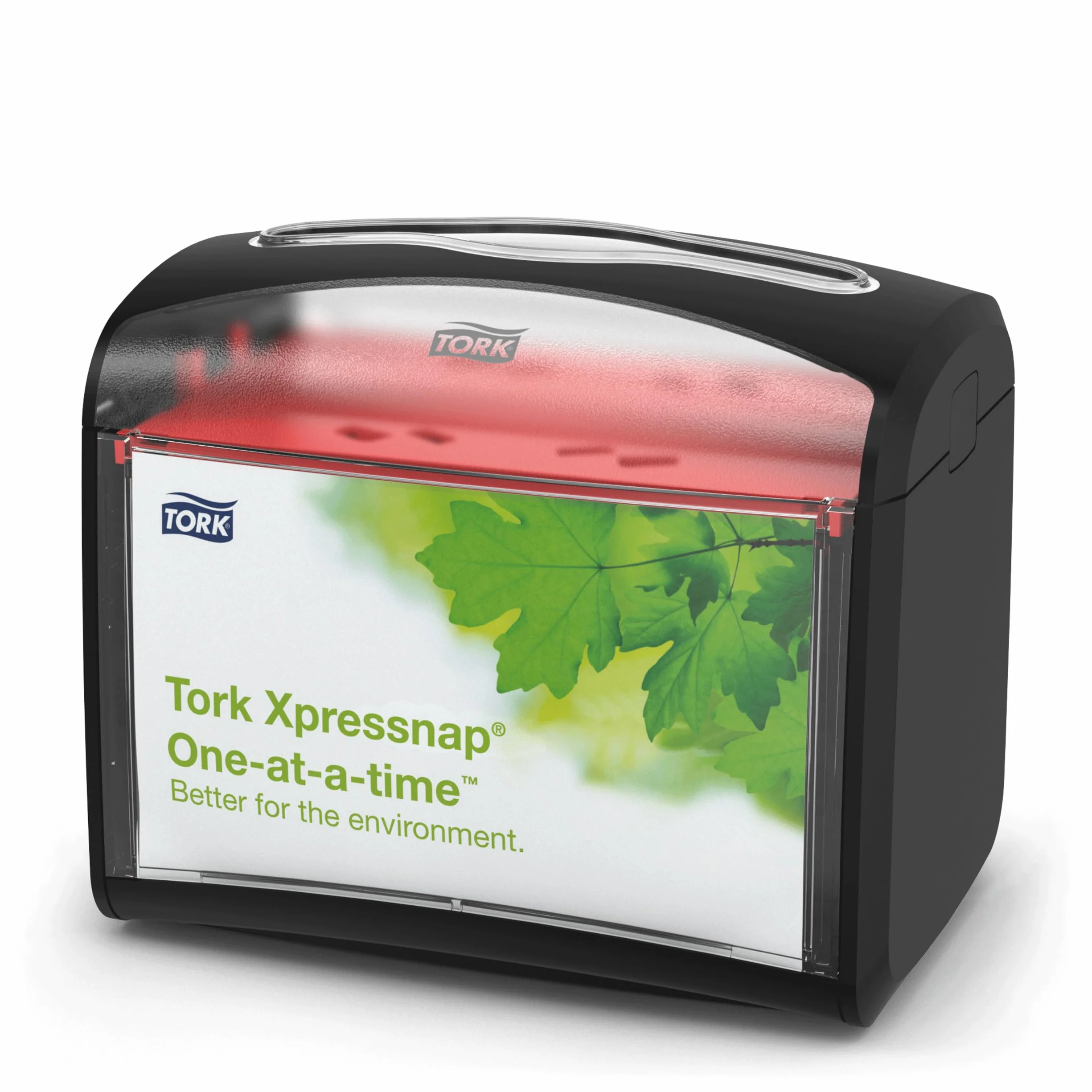 Tork 272611 Xpressnap Tabletop dozownik serwetek N4 / dozownik papieru odpowiedni do wkładów do serwetek N4 / Signature Design/czarny