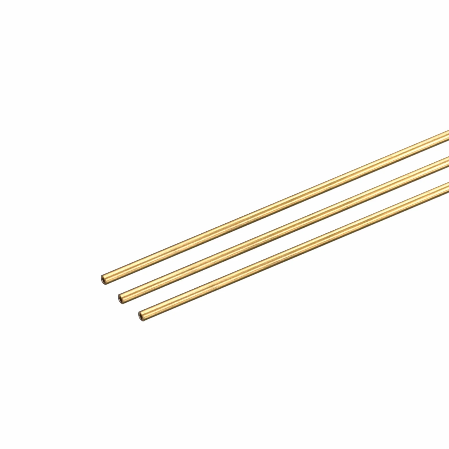 QUARKZMAN 3 szt. mosiężna rura 1 mm AD 0,2 mm grubość ściany 250 mm długość okrągłe węże do projektów przemysłowych i majsterkowania
