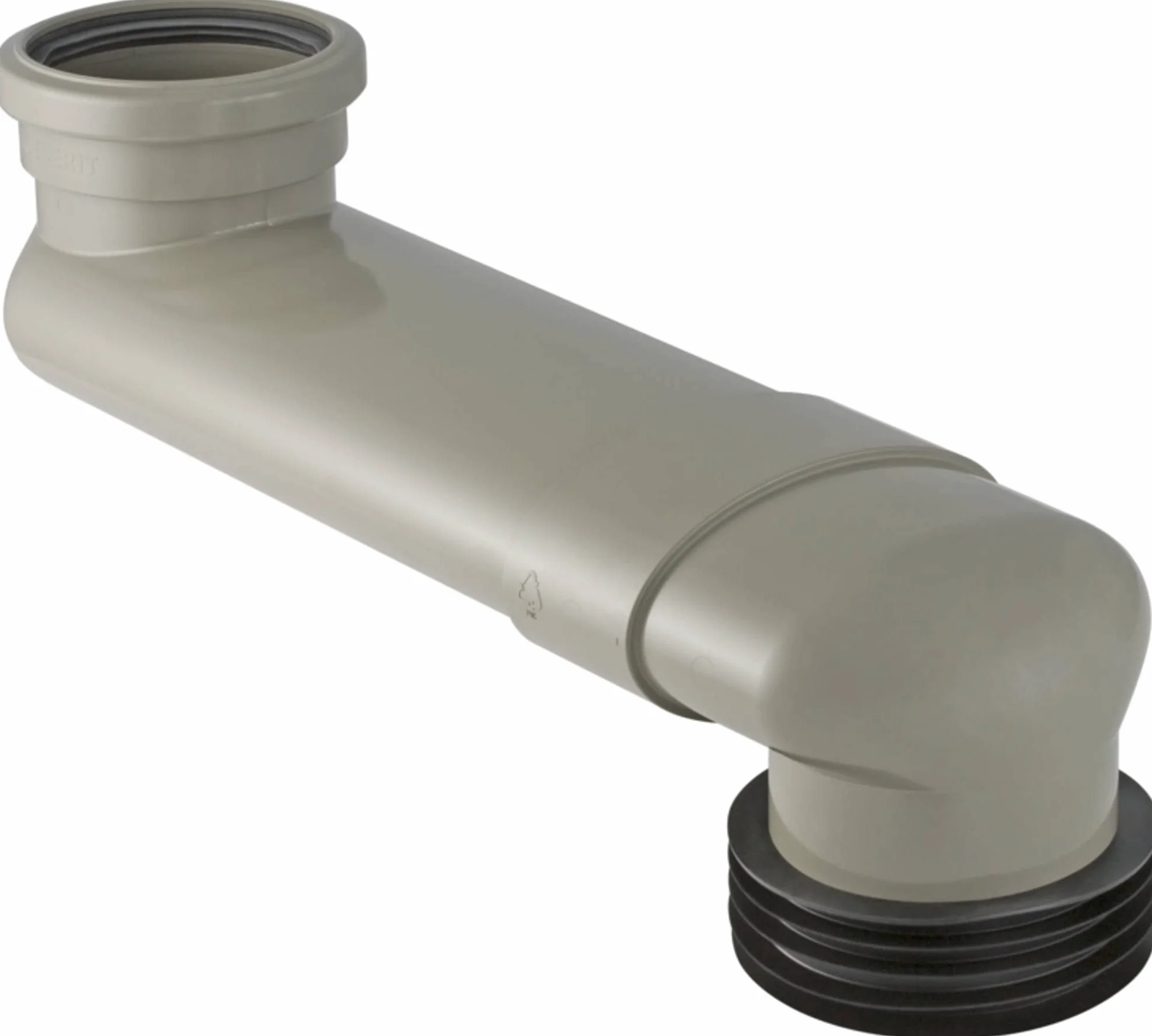Geberit 388350291 łuk piętrowy WC z PCW poziome DN 90/100