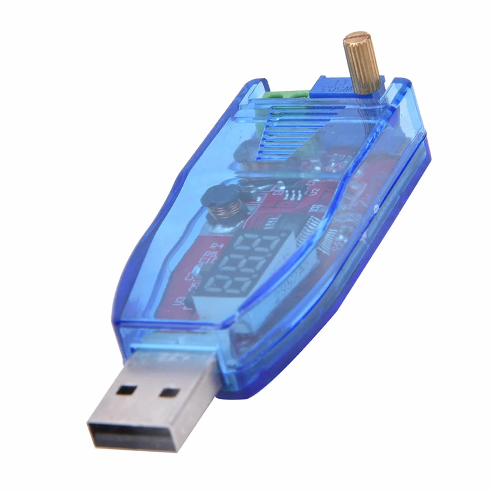 Regulowany Moduł Zasilacza Step UP 5V-24V z Wyświetlaczem, Regulator Napięcia USB