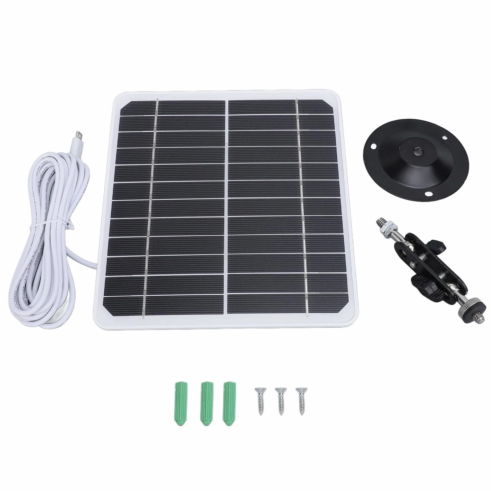 Semme Panel słoneczny 20W 5V monokrystaliczny do kamer z kablem 9,8 stóp