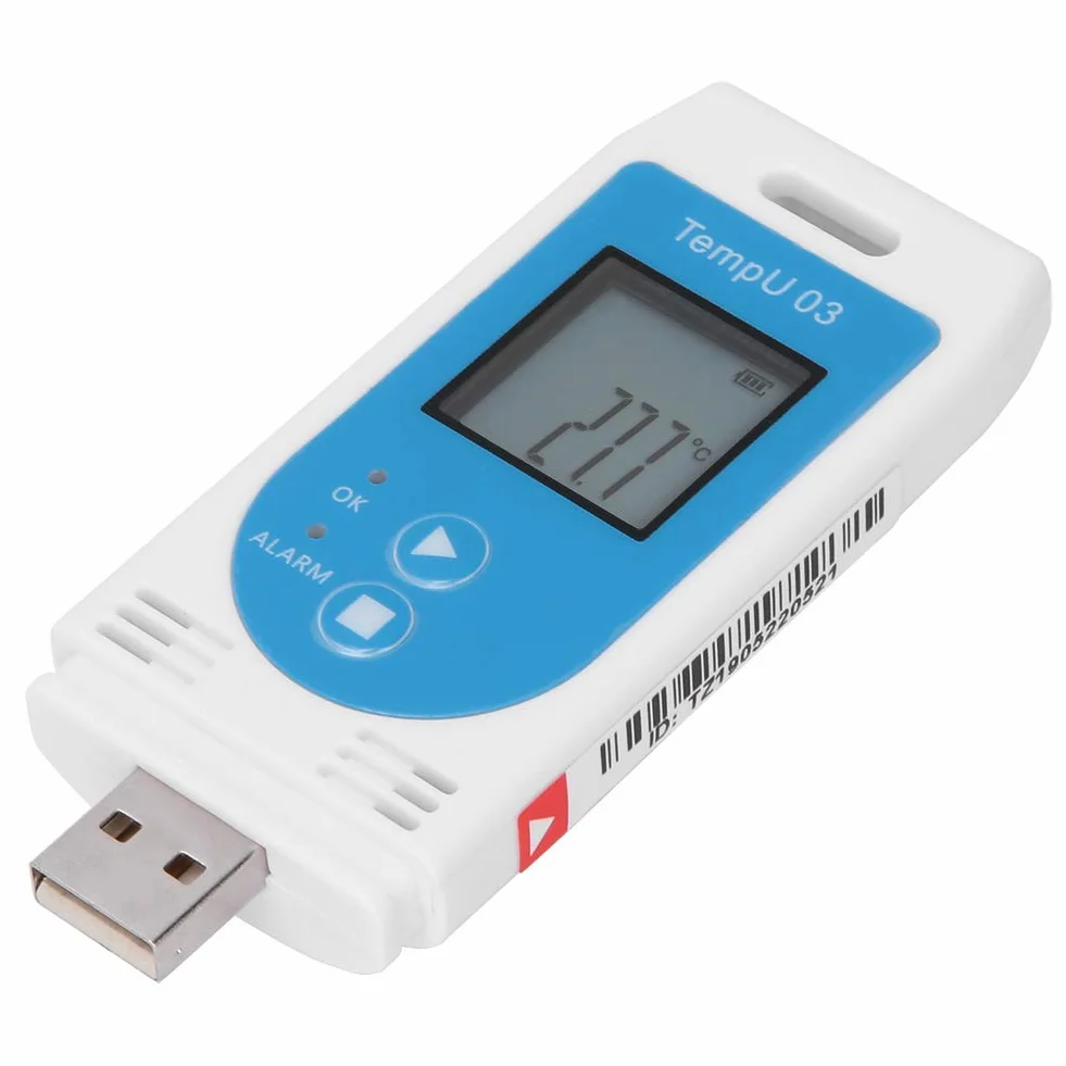 LCD USB Rejestrator Temperatury i Wilgotności Rejestrator PDF Rejestrator Akwizycja Danych dla Logistyki Magazynowej Transport