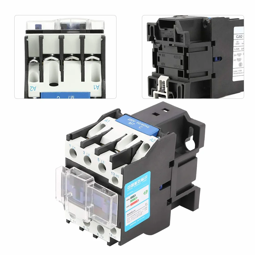 Stycznik AC - CJX2-3210 bardzo czu?y przemys?owy elektryczny stycznik AC 220 V 32 A