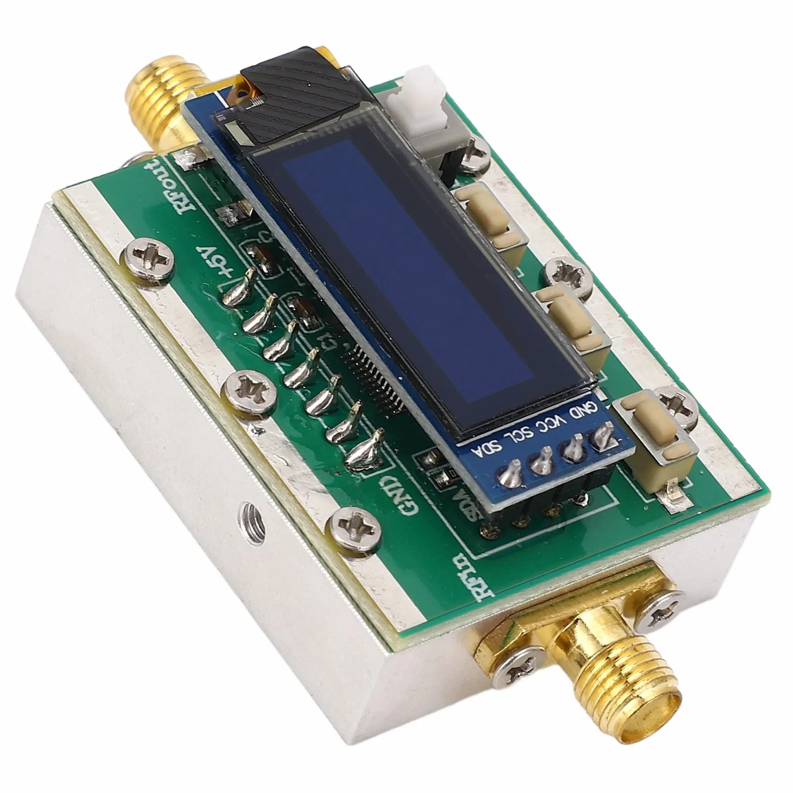 Programowalny Tłumik RF 0-31dB, Krok 1dB, 1-3800MHz, Sterowanie za pomocą Komputera PC, Interfejs RP SMA dla Instrumentów, Impedancja 50Ω, Zasilacz MiniUSB 5V