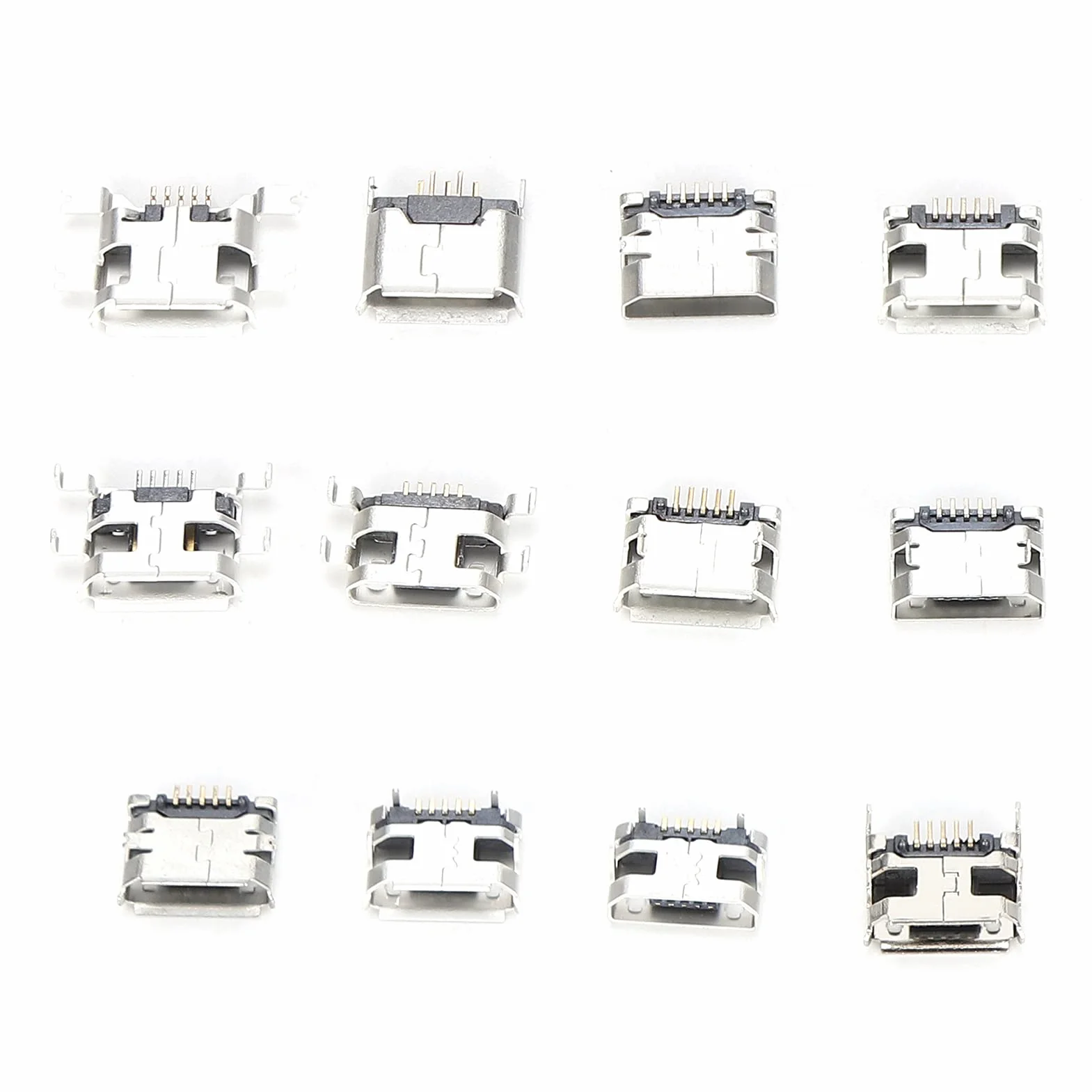 Shanrya Port Micro USB 60 szt. Złącze Mini USB SMD