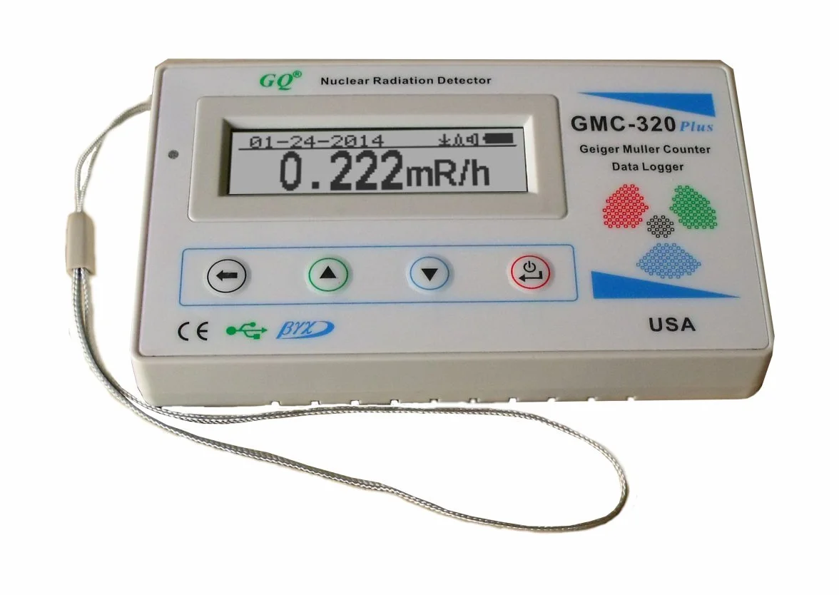 GMC 320 Plus Geiger Licznik Promieniowania Jądrowego Detektor Beta Gamma X