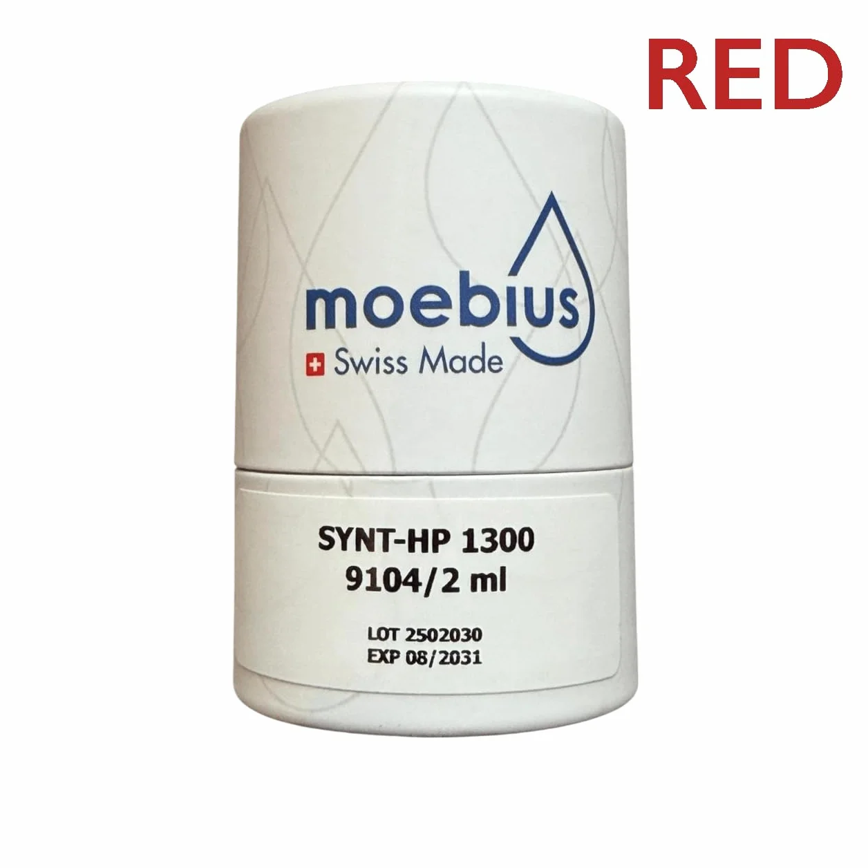 Moebius 9104 SC 1300 Syntetyczny HP Oil mechaniczne zegarki 2 ml kolor czerwony