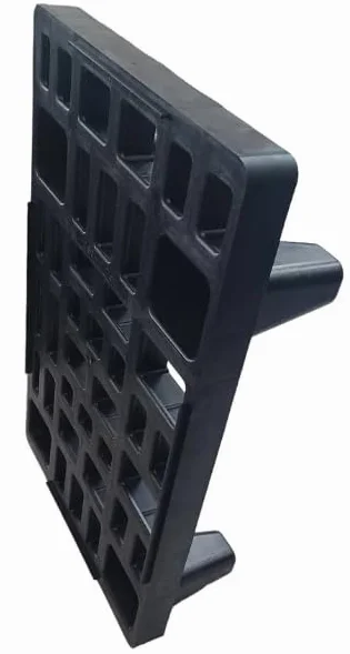 PALETA PLASTIKOWA 60x40 | AŻUROWA CZARNA | PPFL2