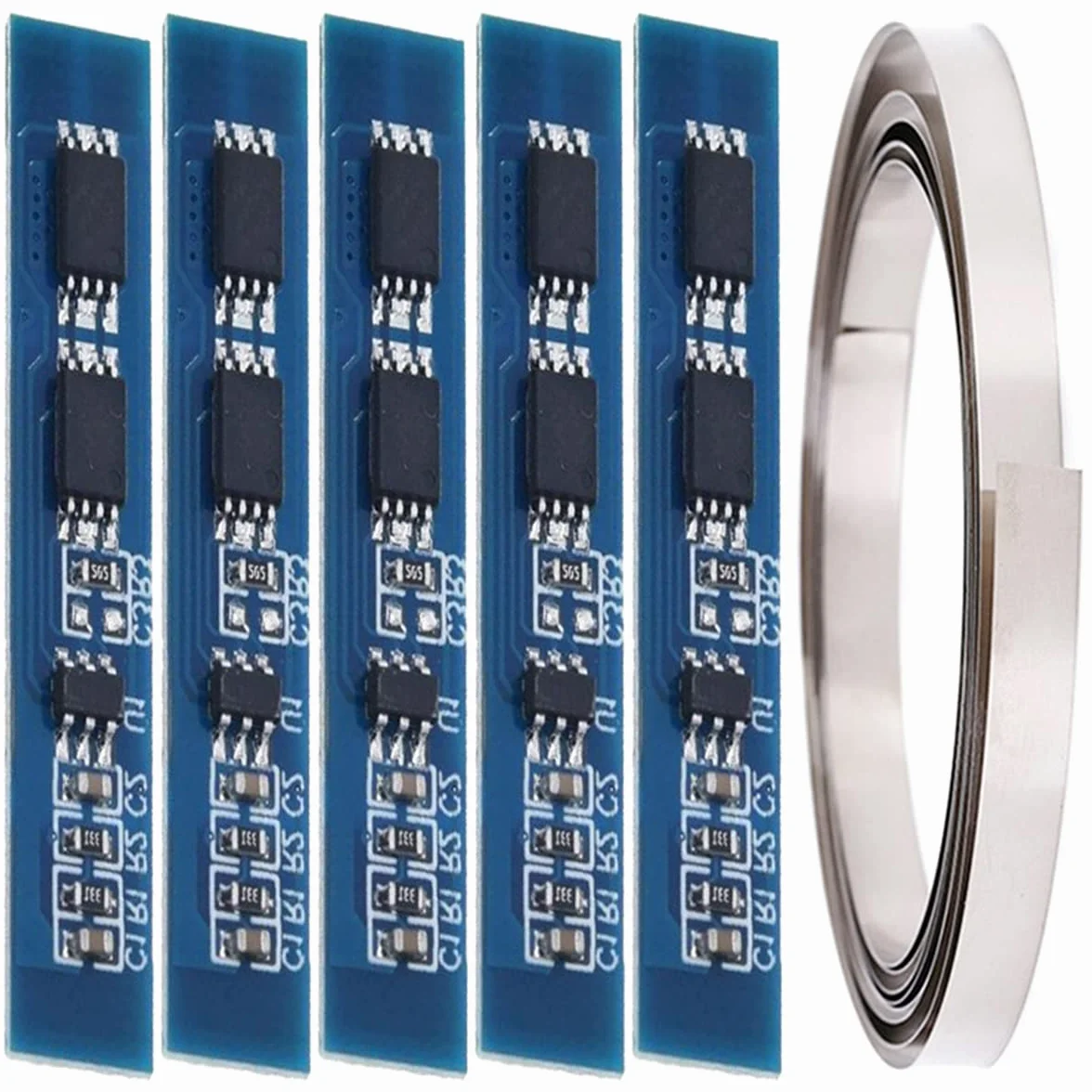5 SZTUK 2S 3A 7,4 V 8,4 V 18650 litowa płyta ochronna do ładowarki Moduł ładowarki BMS płyta ochronna PCB do ogniwa baterii litowo-jonowej z paskiem niklowym