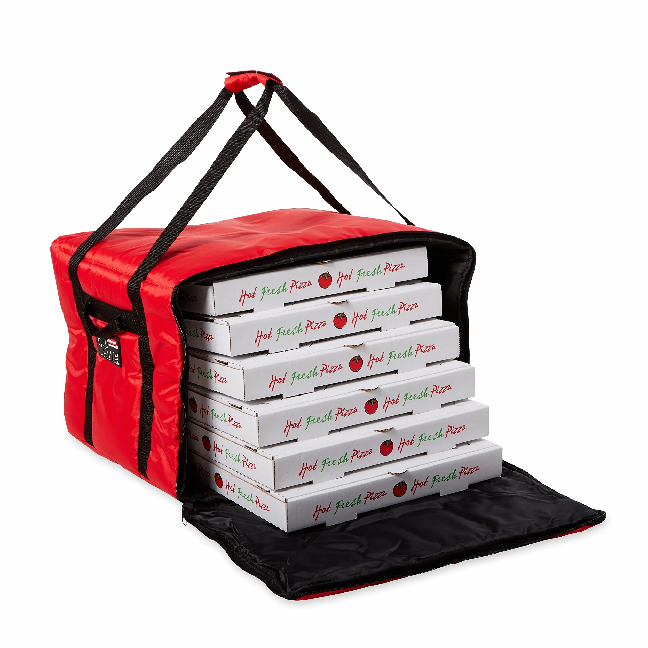 Rubbermaid FG9F3900RED Profesjonalna Torba Gastronomiczna do Pizzy, Czerwona
