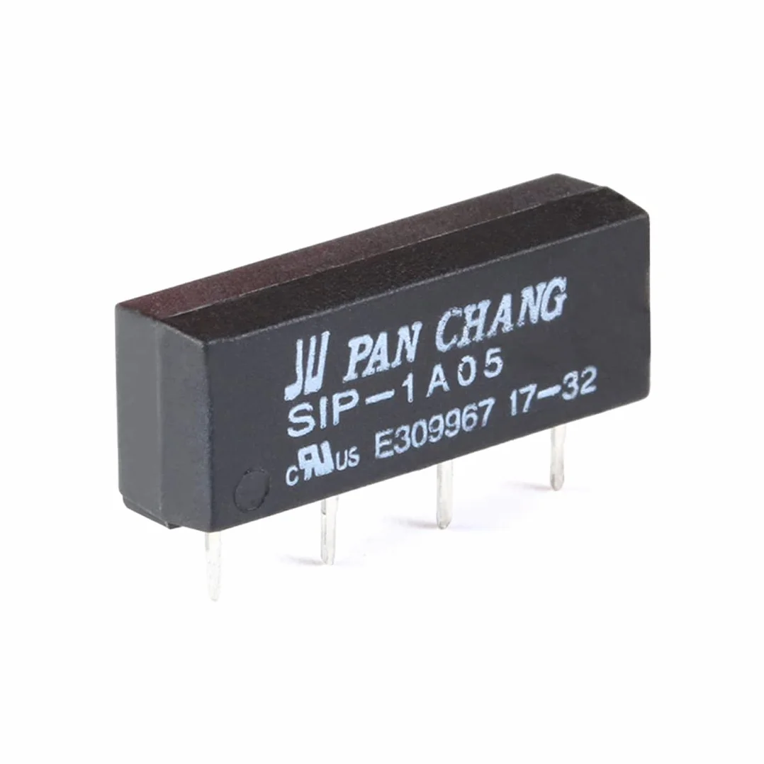 Hailege SIP-1A05 5 V Reed Switch Relay 5V SIP-1A05 Reed Relay Switch 4 piny DC Resistance 450-550 omów