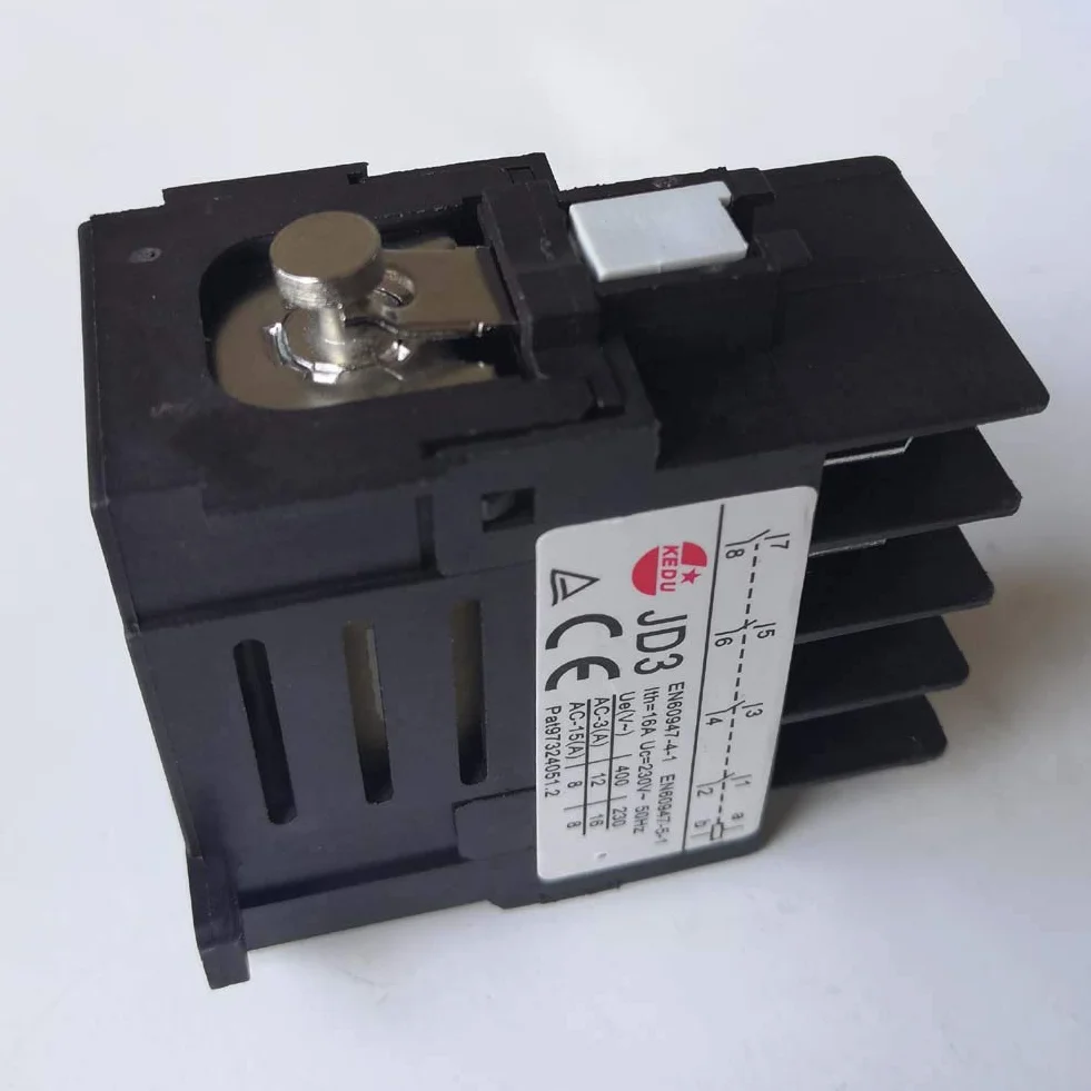 KEDU JD3 10-pinowy przekaźnik zabezpieczenia napięcia KJD11 5NO AC 230V 16A 50Hz