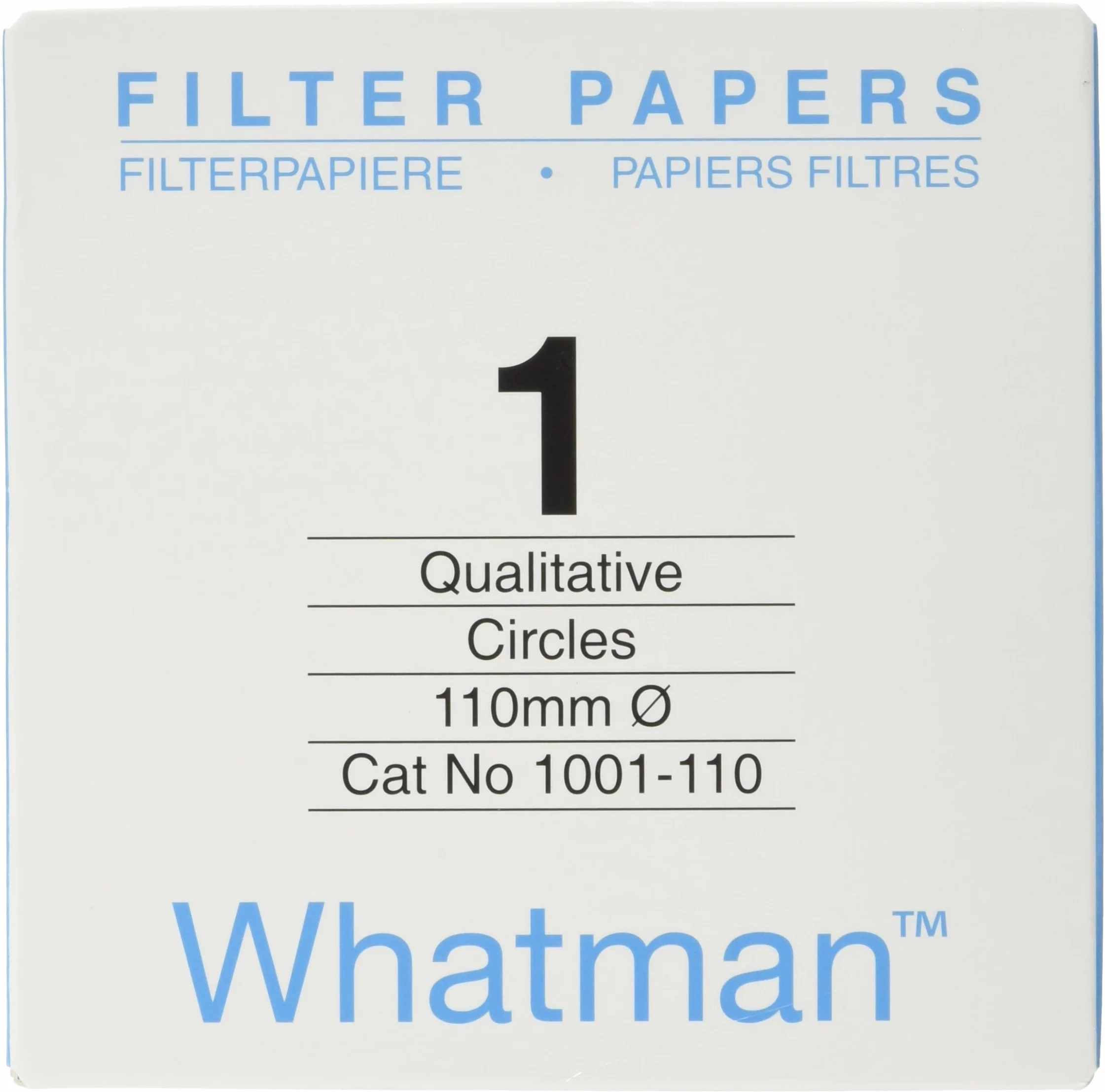 Papier filtrujący Whatman jakościowy filtr standardowy, stopień 1, 100 sztuk