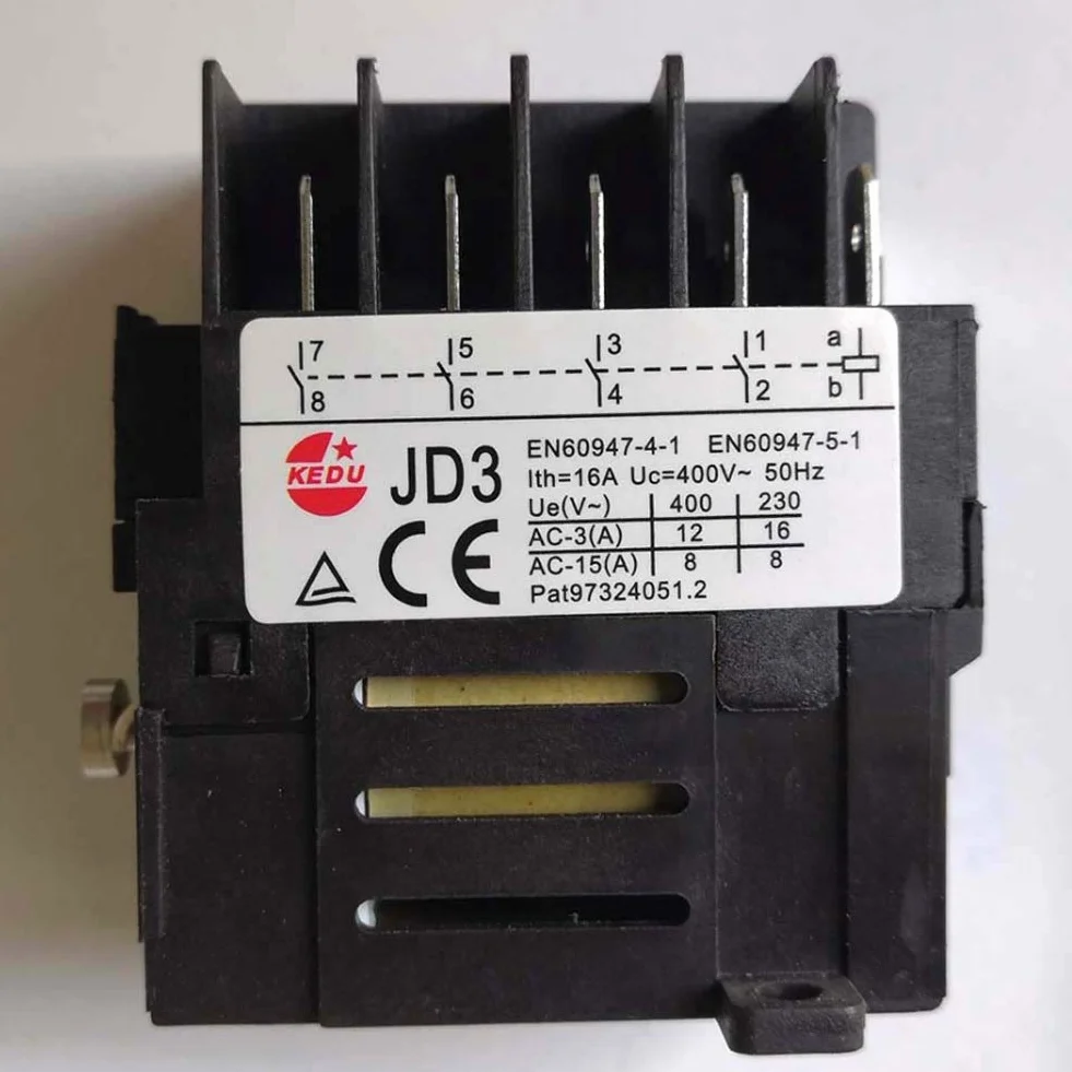 KEDU JD3 10-biegunowy przekaźnik elektromagnetyczny KJD11 5NO