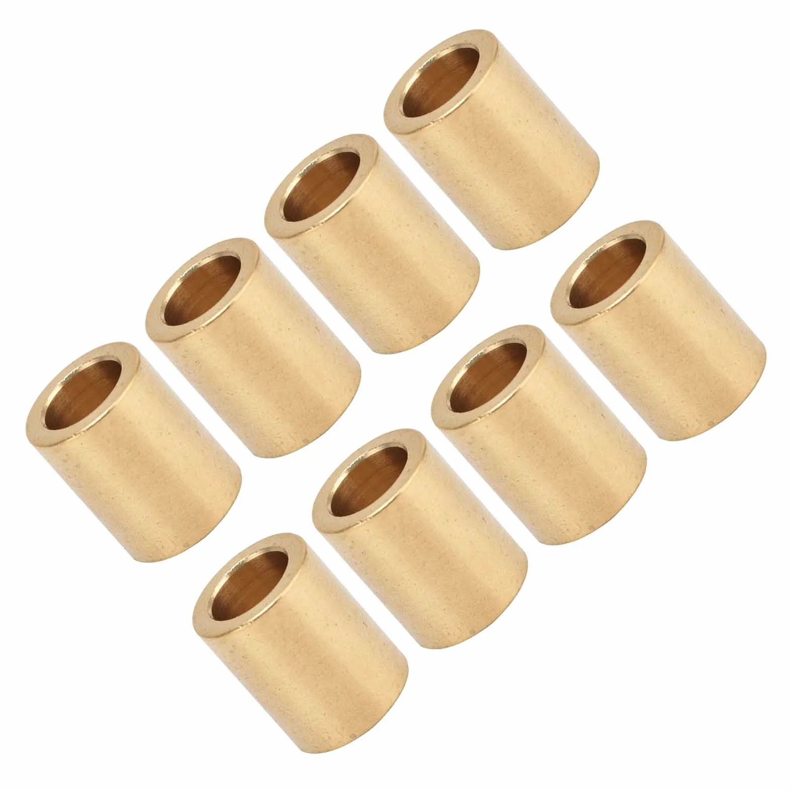 8 Sztuk Samosmarująca Tuleja Mosiężna 8mm Otwór 12mm średnica Zewnętrzna 15mm Długa Tuleja łożyskowa;