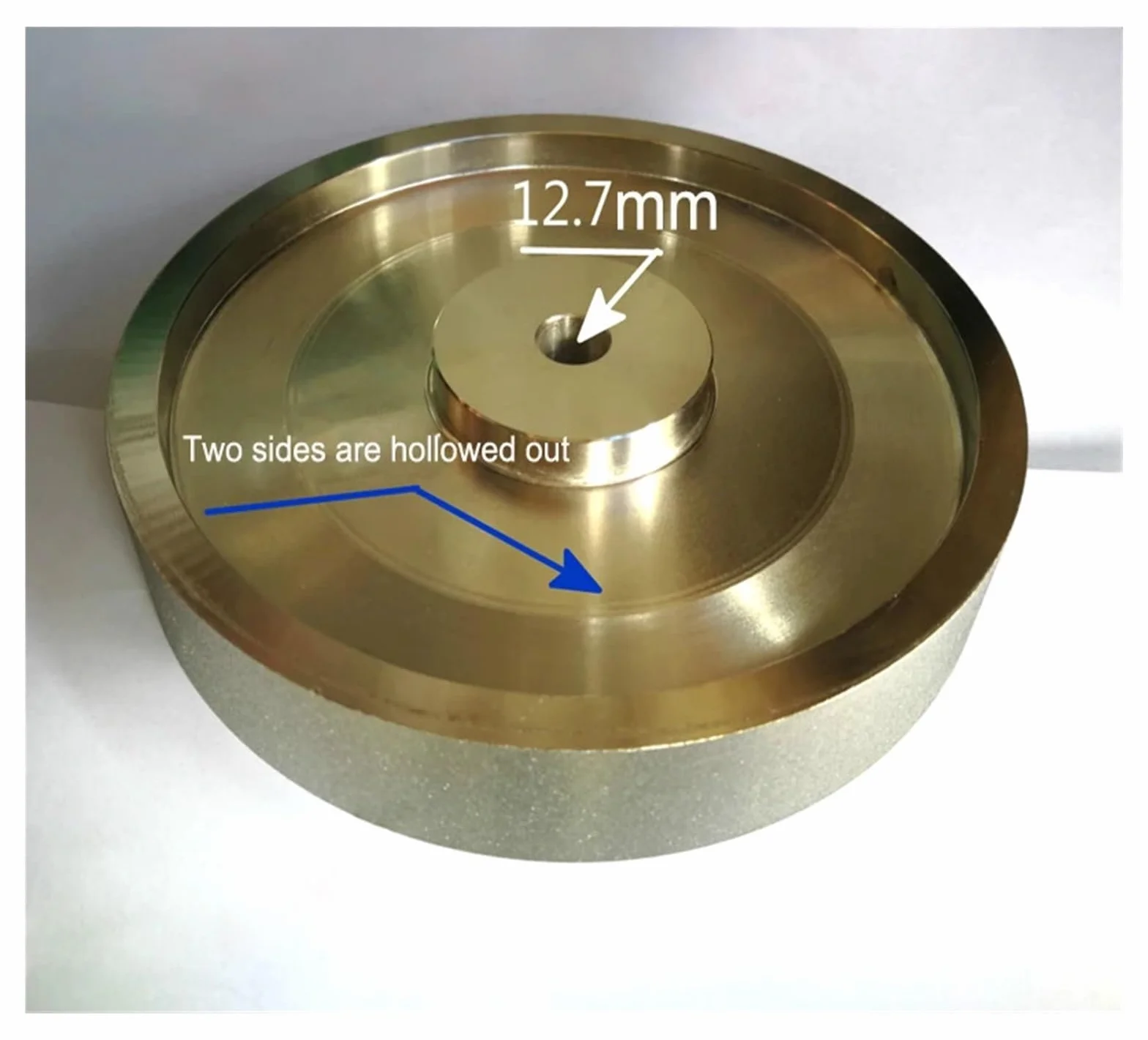 Ściernica diamentowa Średnica szlifierki płaskiej 6 cali 150 mm x 25 x 12,7 mm Do polerowania metalu i kamienia o ziarnistości 80/180/240/600/800/1000