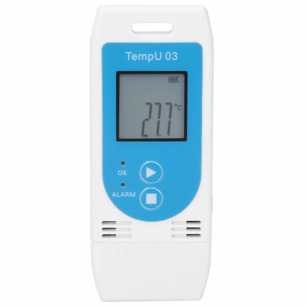 LCD USB Rejestrator Temperatury i Wilgotności Rejestrator PDF Rejestrator Akwizycja Danych dla Logistyki Magazynowej Transport