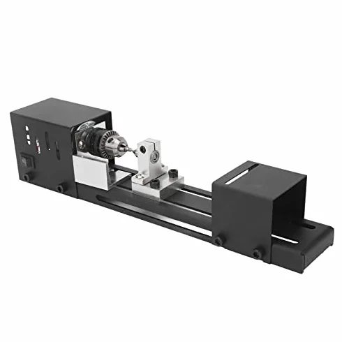 Mini maszyna tokarska, regulowana 7 prędkość tokarki do drewna, 8000RPM tokarka do metalu dla koralików, biżuterii, rzemiosła, Zastosowanie brzeszczotu 50mm/1.97in