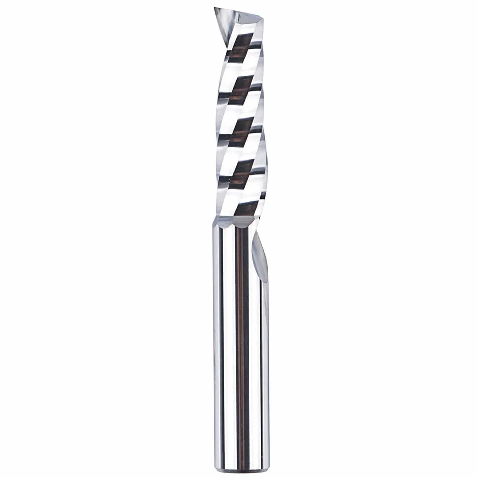 SpeTool Frez aluminiowy, trzonek 8 mm, frez VHM, długość cięcia 32 mm, frez trzpieniowy z twardego metalu, aluminium, akrylu i tworzywa sztucznego