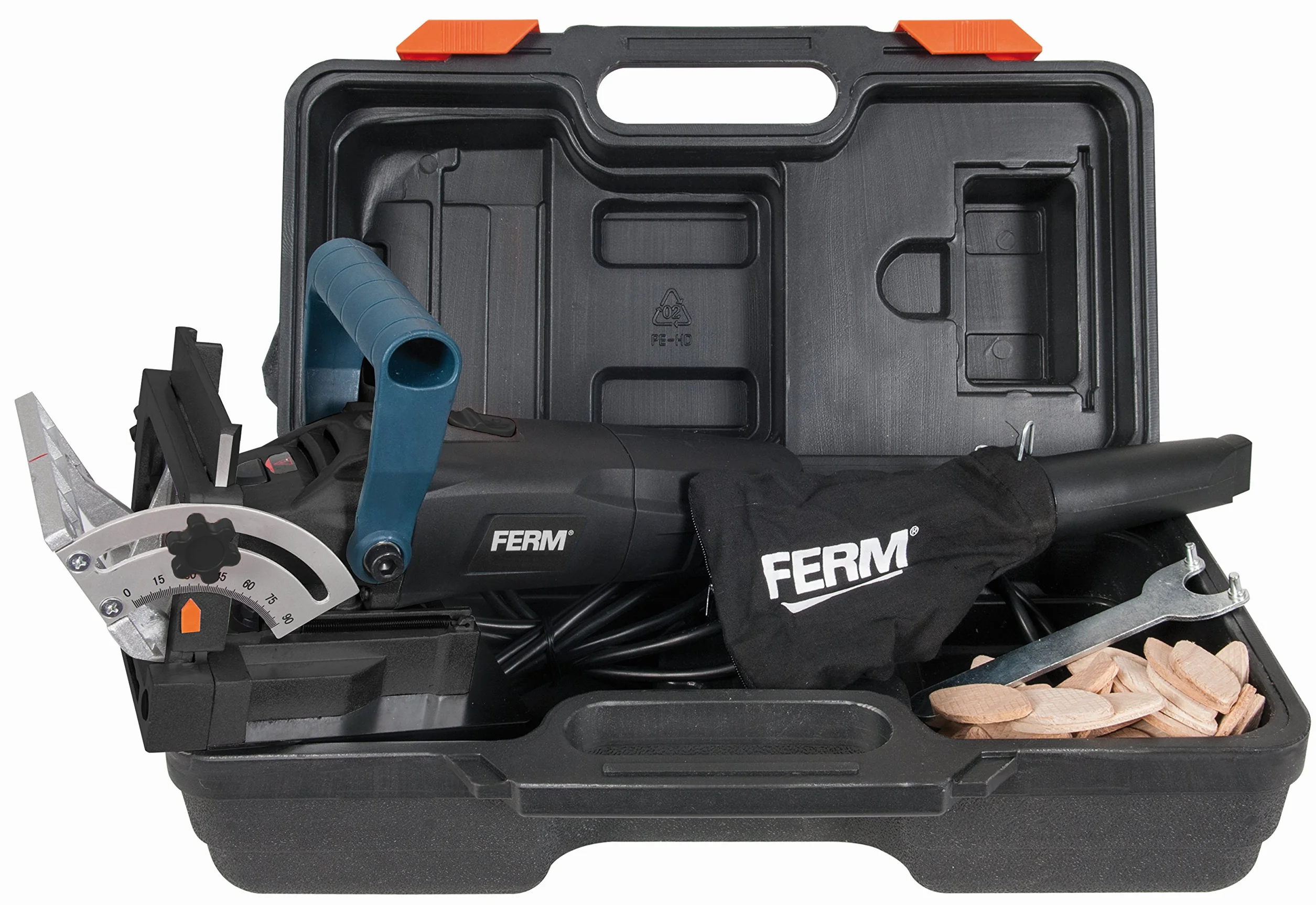 FERM BJM1009 frezarka do kołków płaskich 900 W z 50 oznaczeniami lamelowymi 20