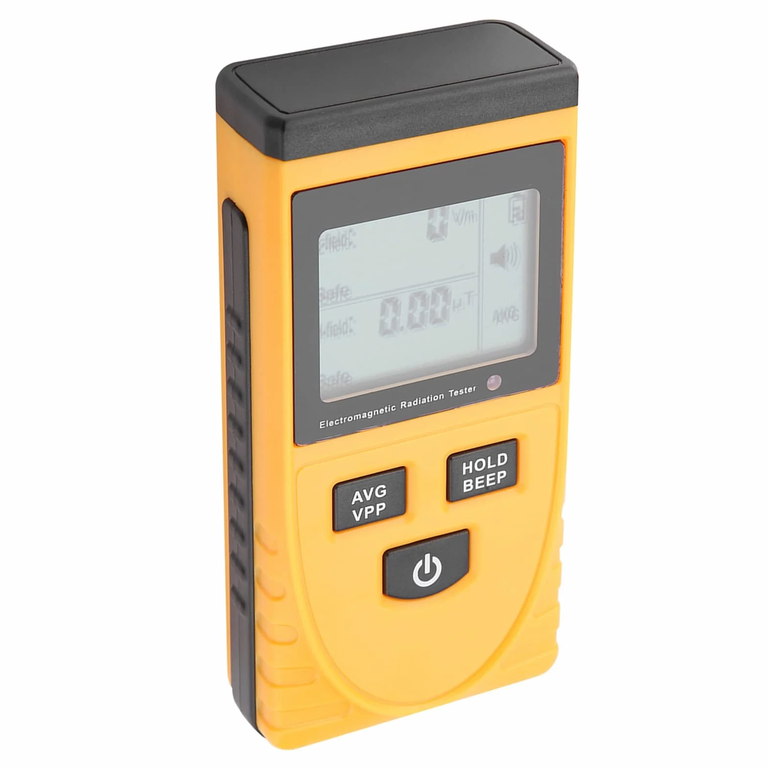 Detektor promieniowania magnetycznego z alarmem dźwiękowym i świetlnym, duży ekran LCD