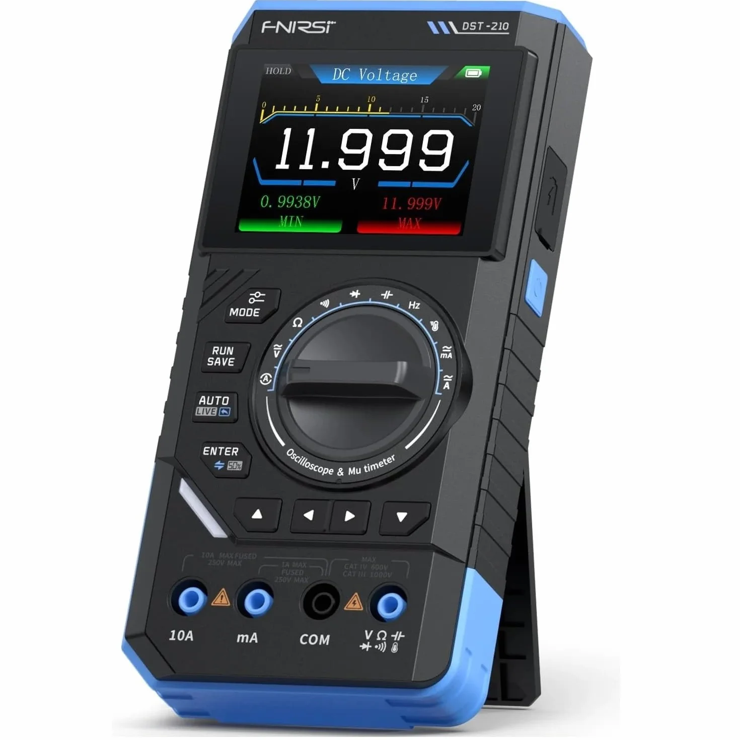 FNIRSI DST-210 ręczny oscyloskop cyfrowy 3 w 1 z generatorem sygnału