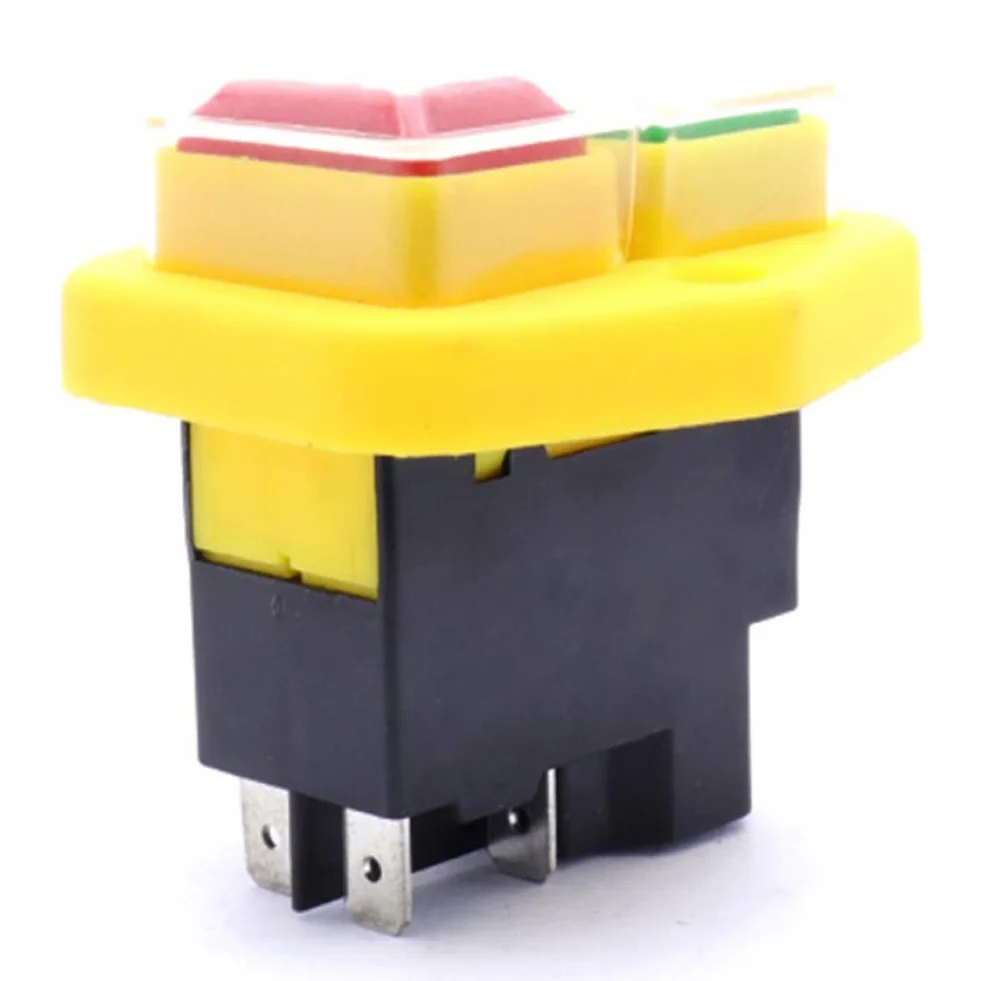 KEDU KJD17B 4-biegunowy przemysłowy przełącznik elektromagnetyczny, narzędzia elektryczne, włączniki przyciskowe, przełącznik przyciskowy, przełącznik do wiertarki piły, szlifierki, obrabiarki,