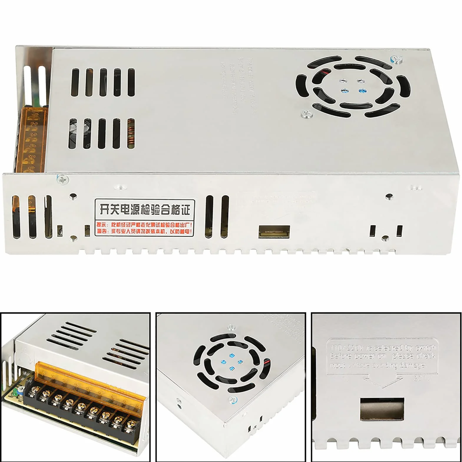 Zasilacz Impulsowy 48V 1000W Schaltnetzteil DC 48V 12.5A AC 110-220V do Sterownika Silnika Krokowego