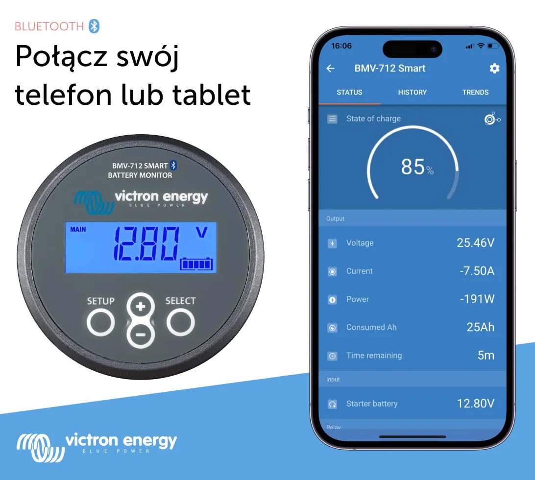 Victron Energy BMV-712 Smart Monitor Akumulatora (Szary)