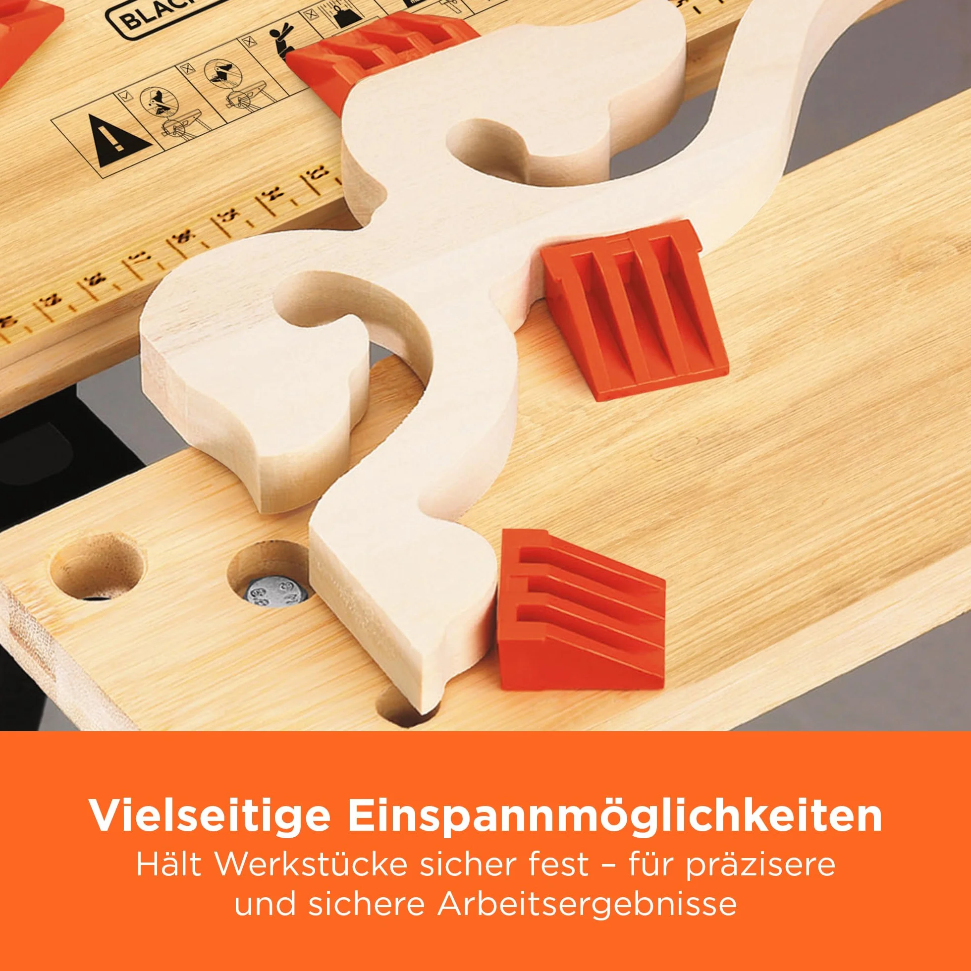 BLACK+DECKER Stół warsztatowy WM536 160 kg 25x61 cm
