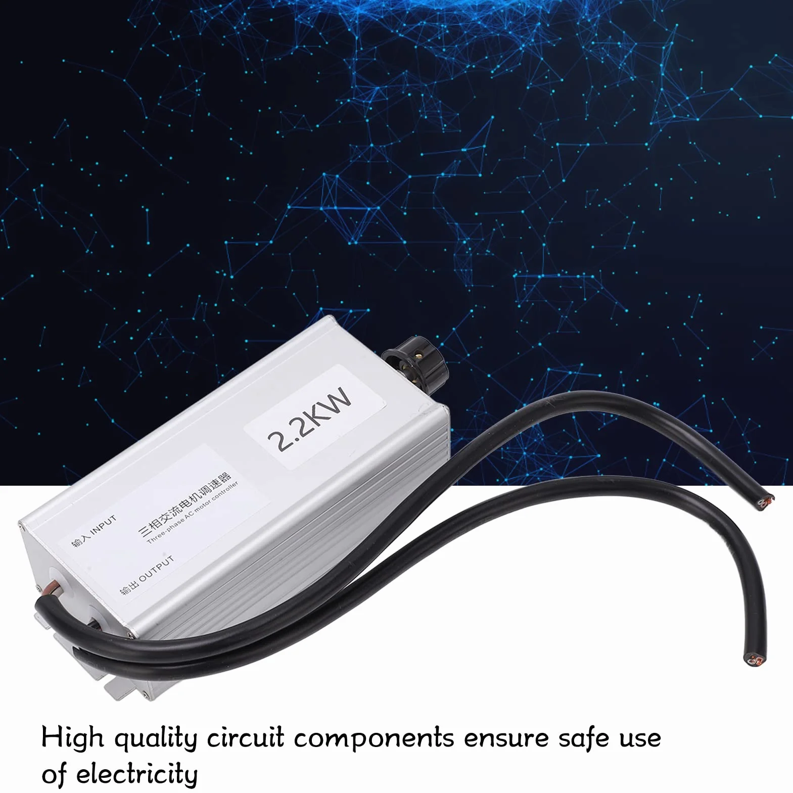 Regulator prędkości 2.2KW 380V 3-fazowy regulator silnika prądu przemiennego o dużej mocy Elektroniczny regulator prędkości do rozdzielacza klimatyzacji