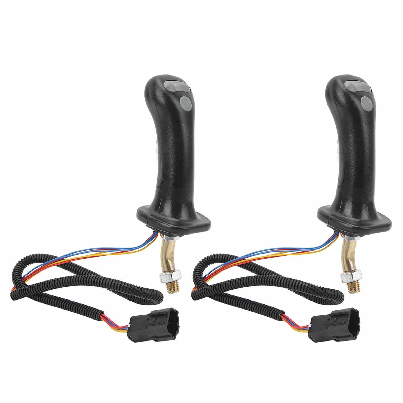 2 Sztuk Uchwyt Typu Joystick do Koparki Dźwignia Joysticka Dobra Lewa Prawa Ręka Wyczucie dla Doosan DH DX150 215 225 300 370-9C,klamka zewnętrzna