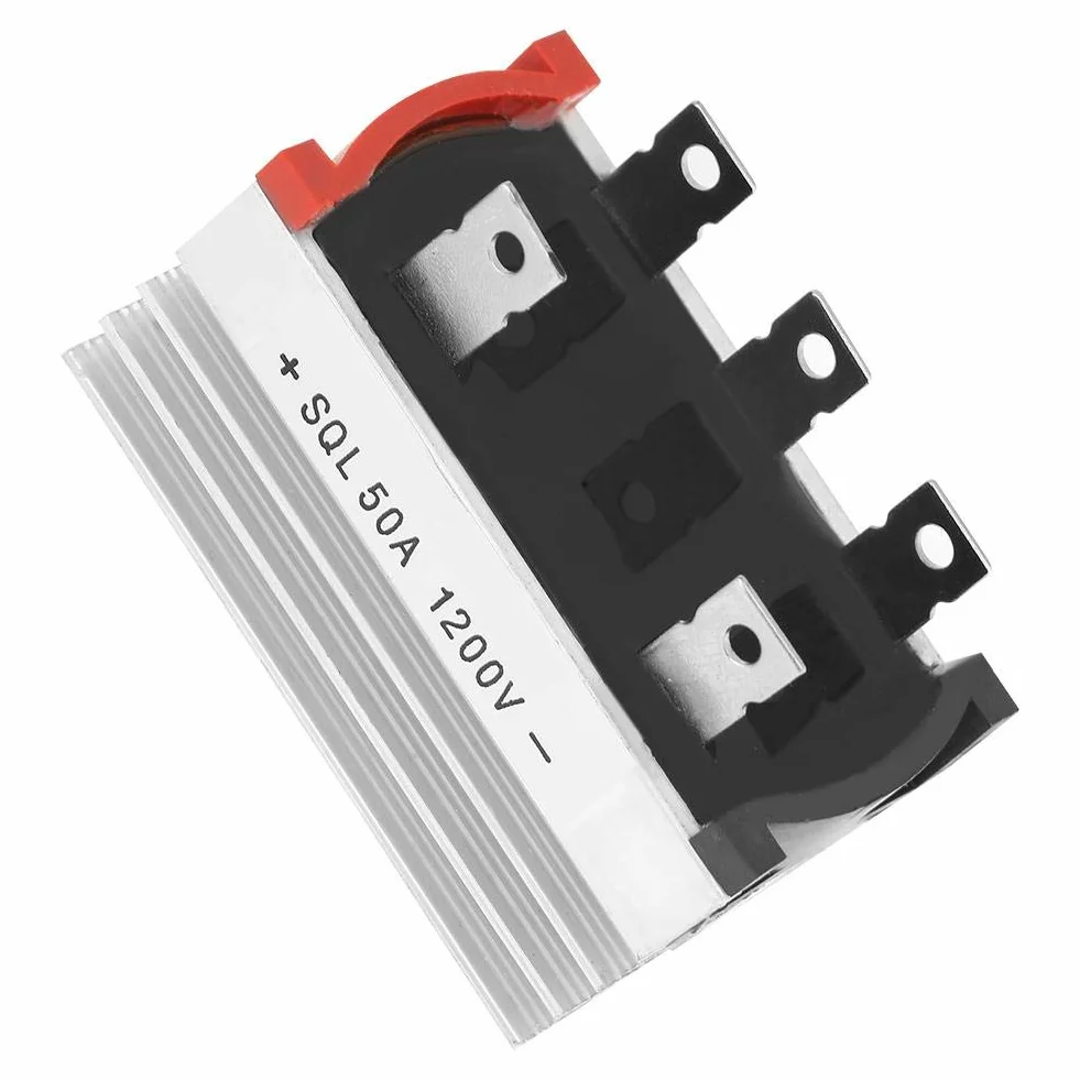 Yinhing Most prostownika 2pcs Most prostownika 3 etapy diody 50 Amp 1200 V Aluminium