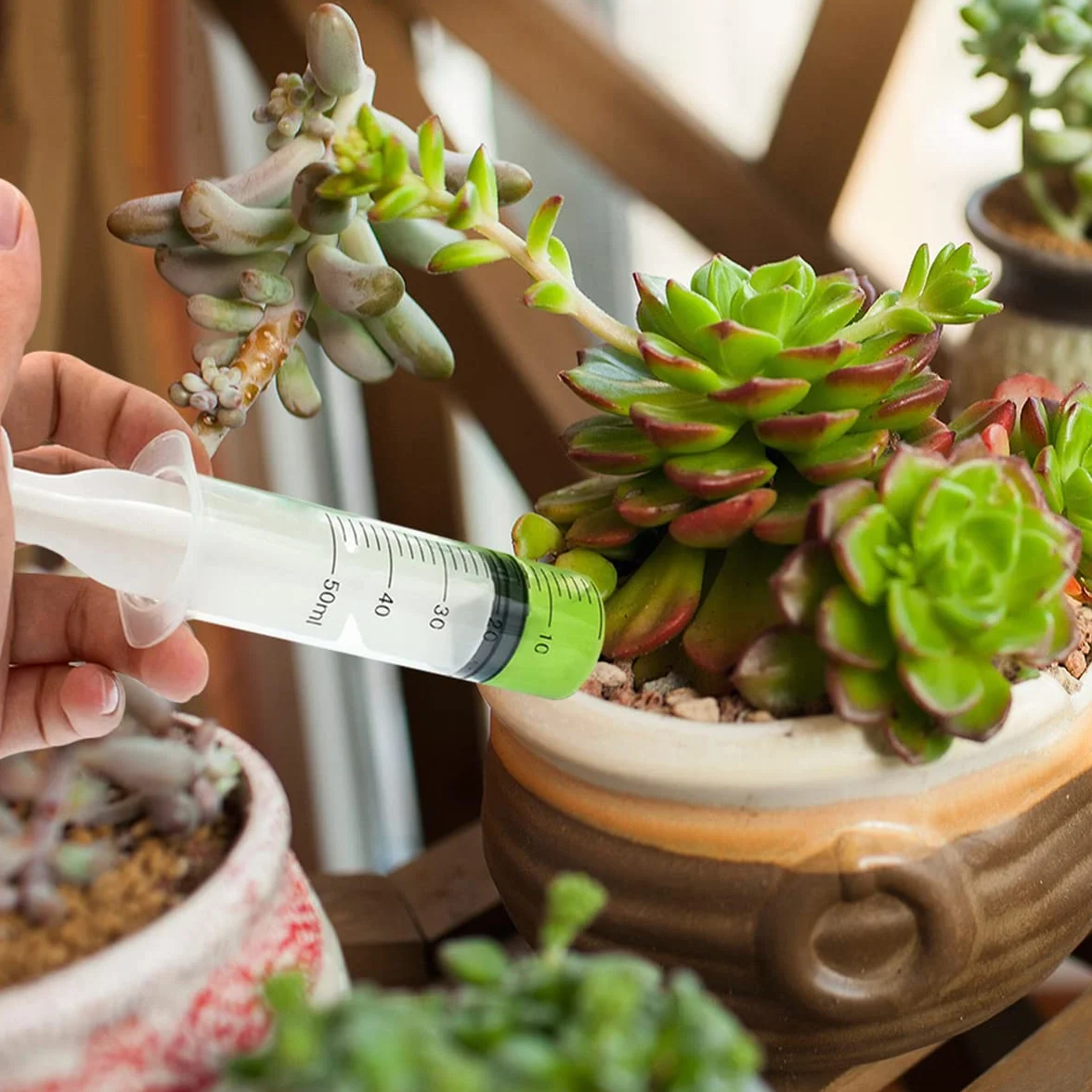 50 ml Syringes with 14ga Blunt Tip Needles, Syringe Caps, Transparent Tube for Refilling Liquids, Oil or Glue Applicator