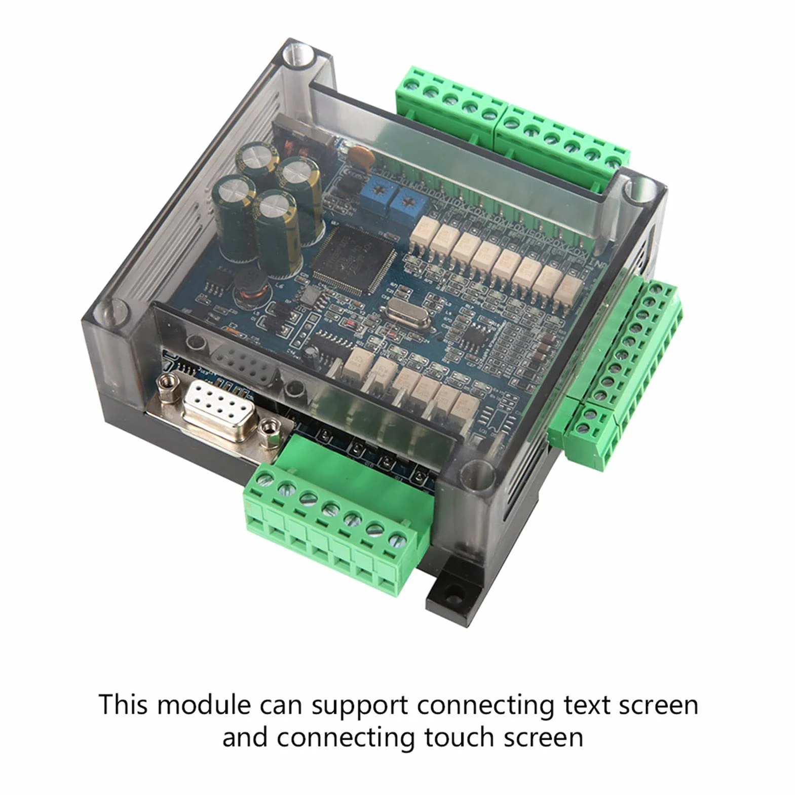 Przemysłowa tablica sterowania, FX3U-14MT analogowa 6AD+2DA 24 V 1 A PLC przemysłowa programowalna płytka sterująca programowalne wyjście przekaźnika kontrolera logicznego
